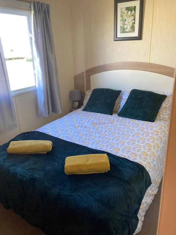 Postel nebo postele na pokoji v ubytování 367 Caravan