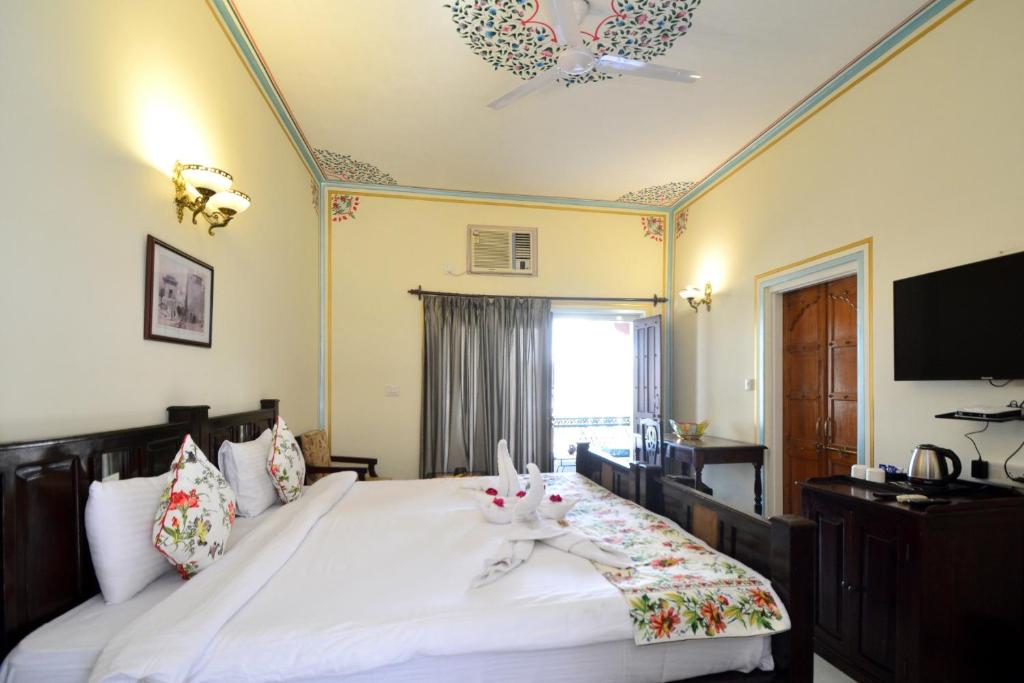 Krevet ili kreveti u jedinici u objektu Jaipur Vintage House