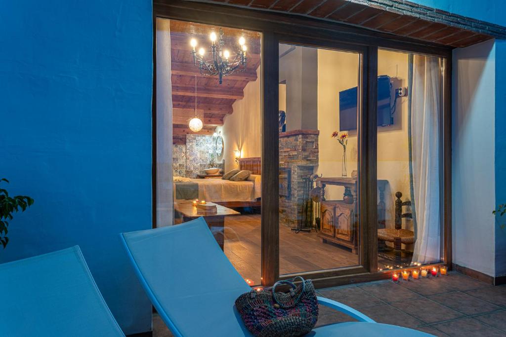 Patio nebo venkovní prostory v ubytování Casa rural, la Bóveda