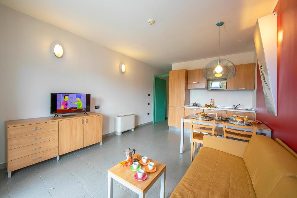 Kuchnia lub aneks kuchenny w obiekcie Villaggio Olimpico