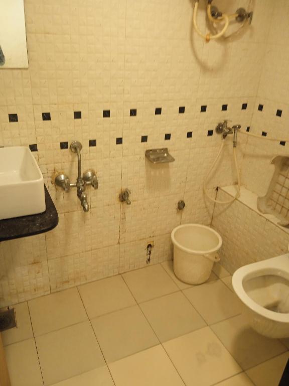 Koupelna v ubytování Hotel Maan Palace