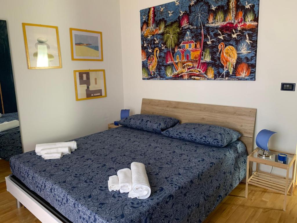 Ένα ή περισσότερα κρεβάτια σε δωμάτιο στο Casa di Vanessa