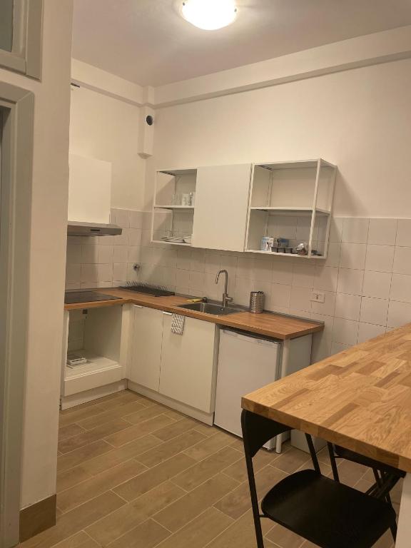 Kuchyň nebo kuchyňský kout v ubytování Art Atelier Apartments