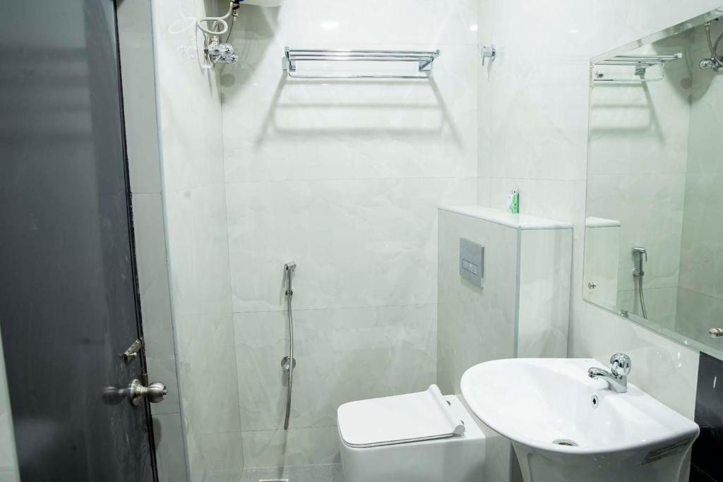 Koupelna v ubytování JSM Residency
