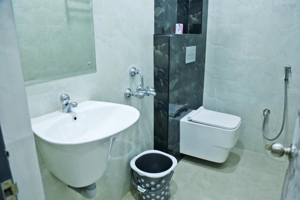 Koupelna v ubytování JSM Residency