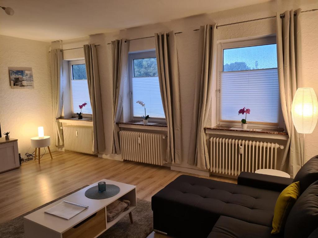 Posezení v ubytování Nordlicht Emden
