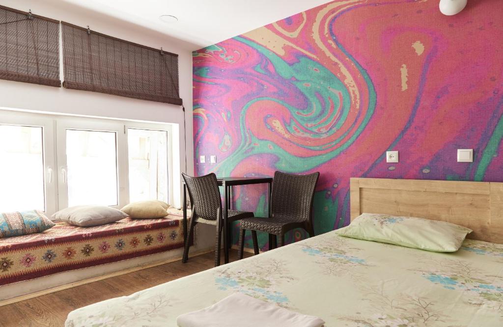 Postel nebo postele na pokoji v ubytování Moosica Hostel