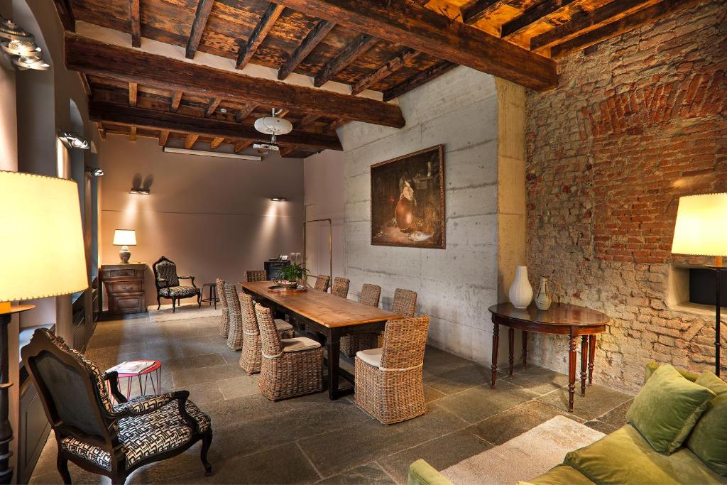 Posezení v ubytování Maison Borella