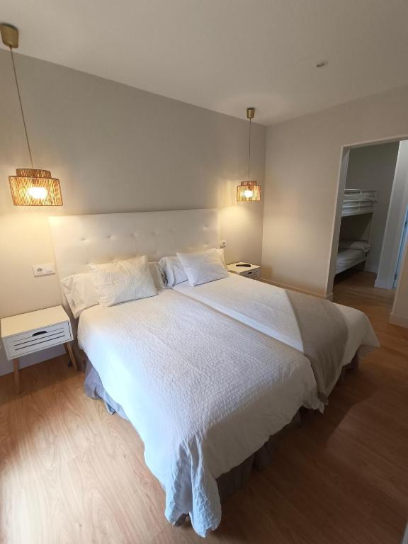 Posteľ alebo postele v izbe v ubytovaní Hotel Posada del Mar