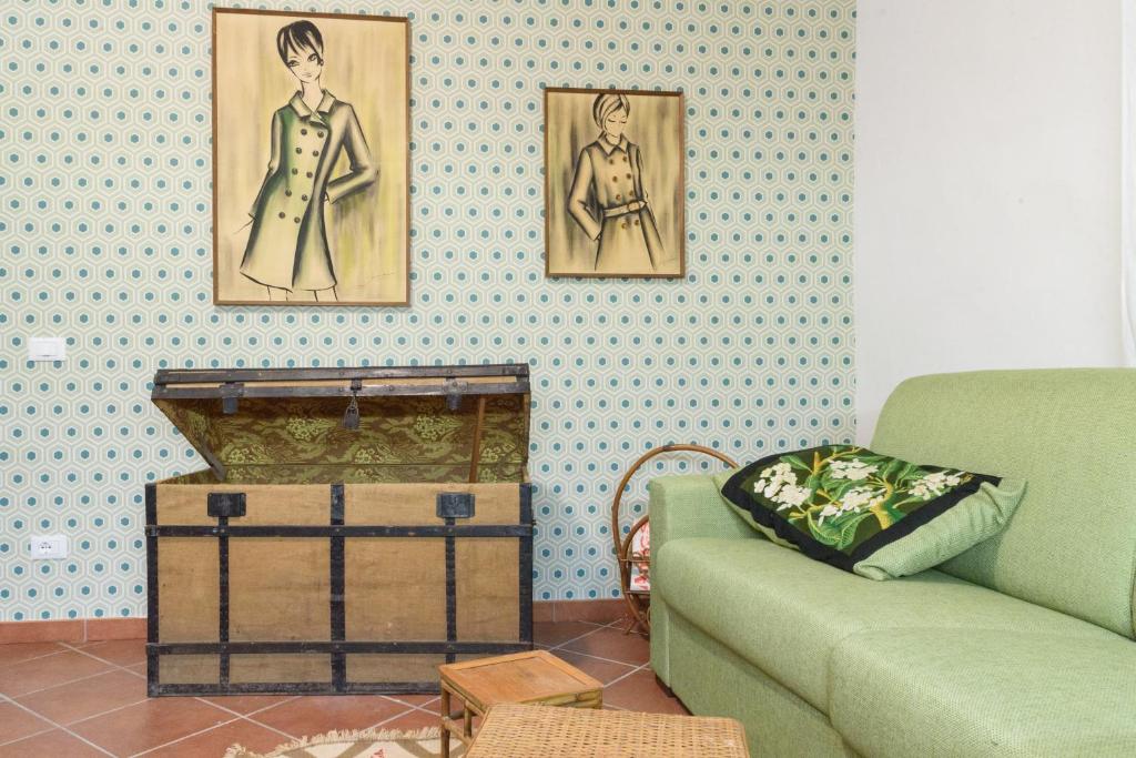 Χώρος καθιστικού στο Appartamento Fanciullacci