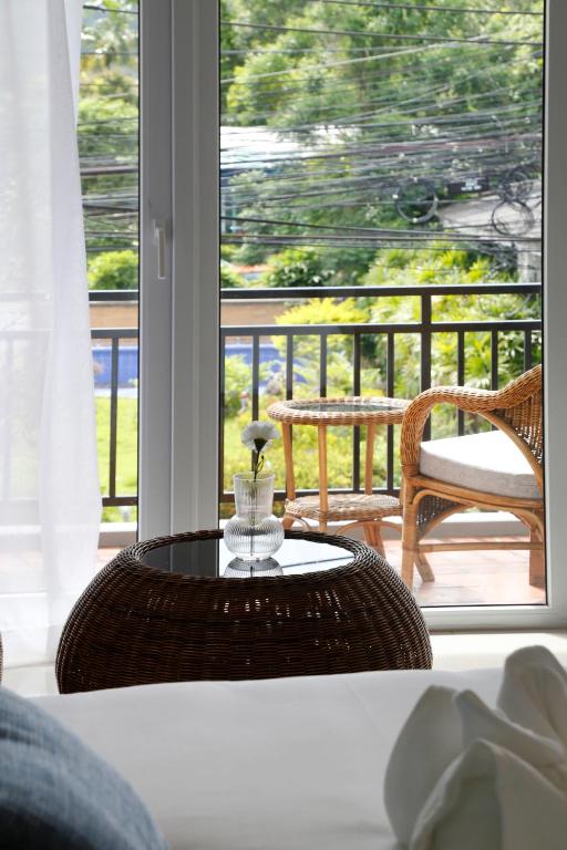 Balkón nebo terasa v ubytování The Langstan Suites