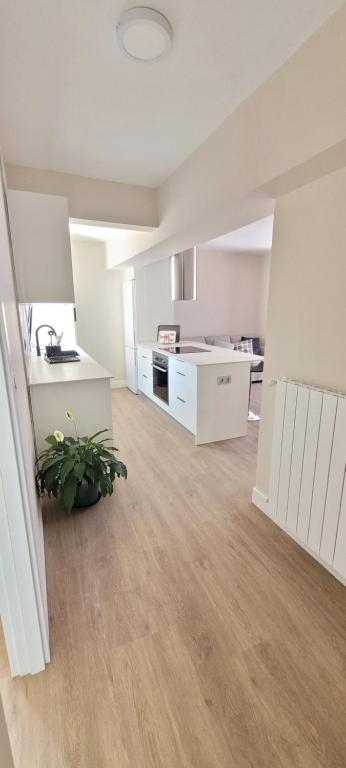 Kuchyň nebo kuchyňský kout v ubytování SANNIKO APARTMENT Ático con Terraza