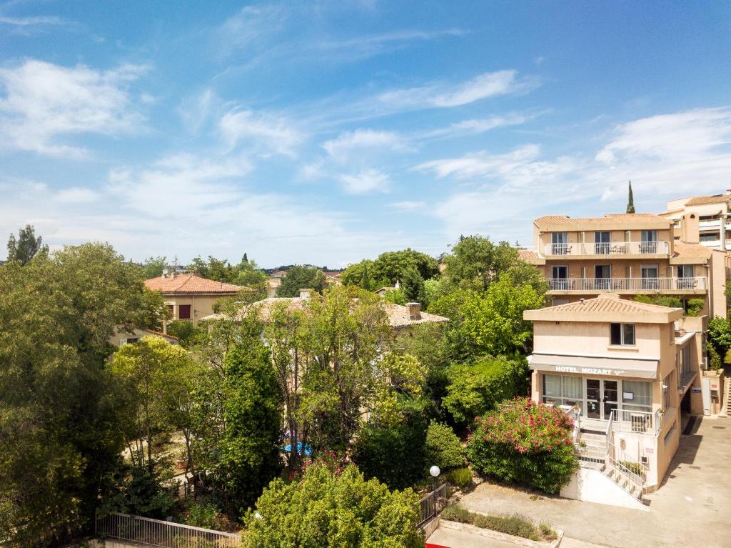 a view from the roof of a house at Hôtel Le Mozart in Aix-en-Provence