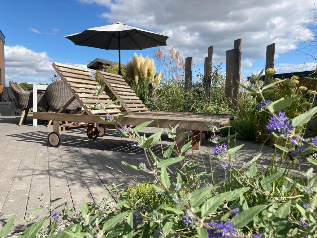 Zahrada ubytování Seaside Lodge Süsel, Lübecker Bucht, Ostsee