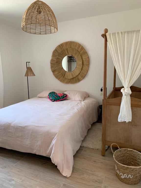 Кровать или кровати в номере La maison de la vallée