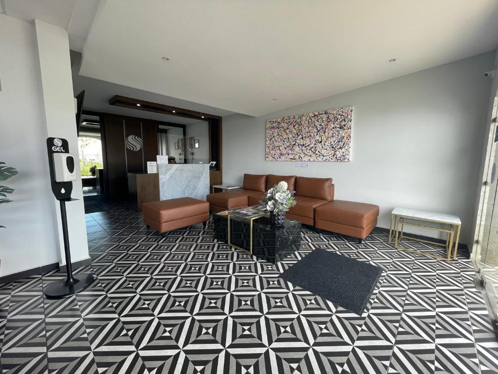 Posezení v ubytování Hotel Esfera Tulancingo