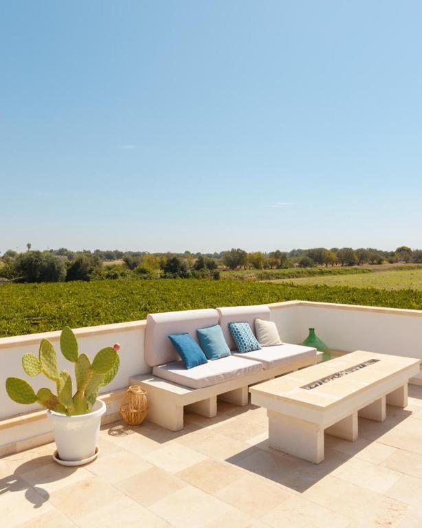 Posezení v ubytování Masseria Ella