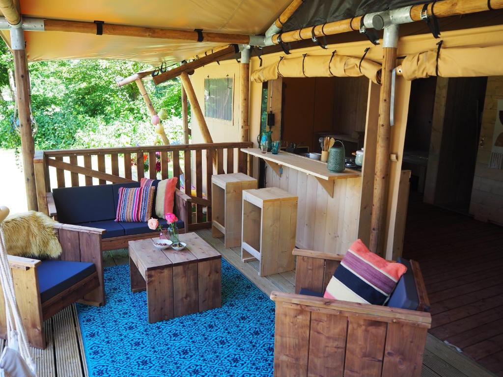 Posezení v ubytování Camping Barco Reale