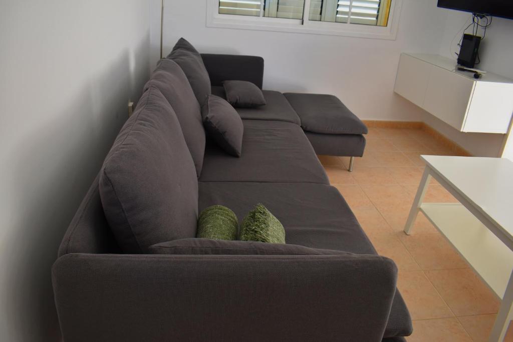Posezení v ubytování Duplex en Meloneras