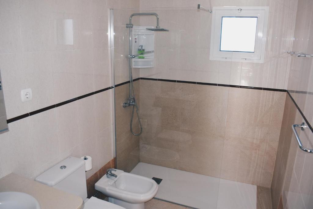 Koupelna v ubytování Duplex en Meloneras