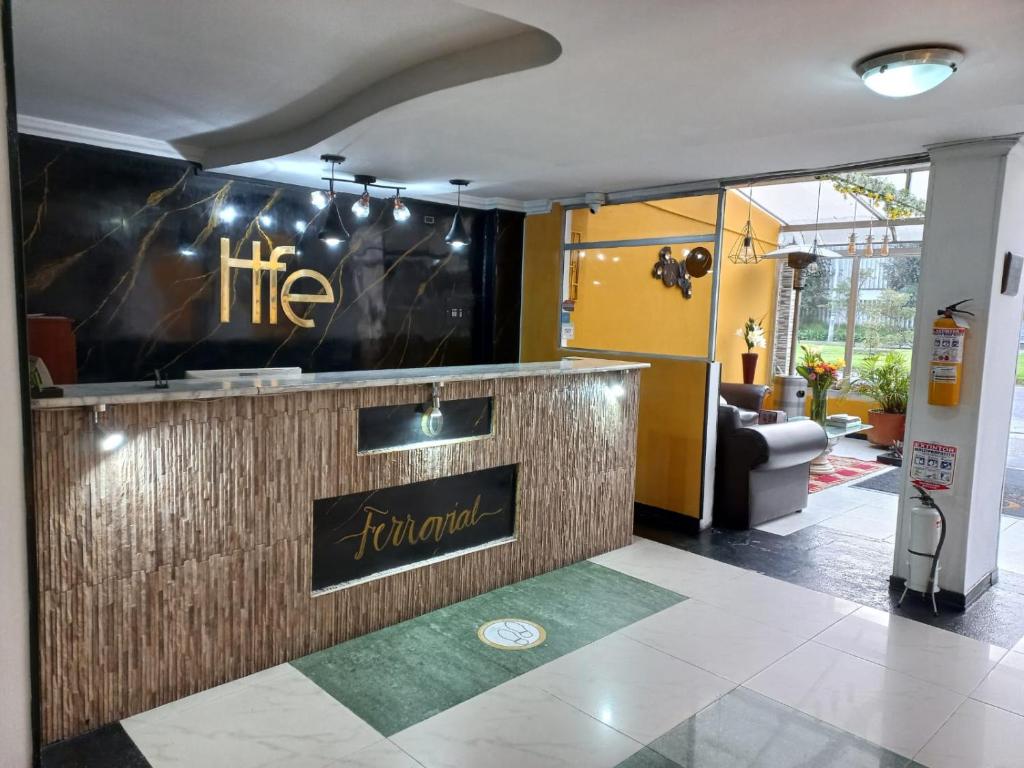 Certifikát, hodnocení, plakát nebo jiný dokument vystavený v ubytování Hotel Ferrovial Corferias