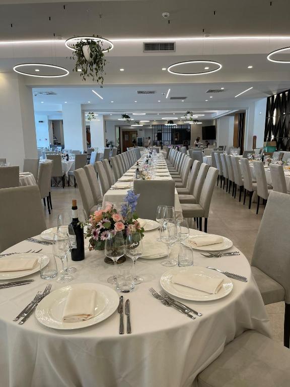 Restaurace v ubytování Hotel Ristorante Tre Lanterne & SPA