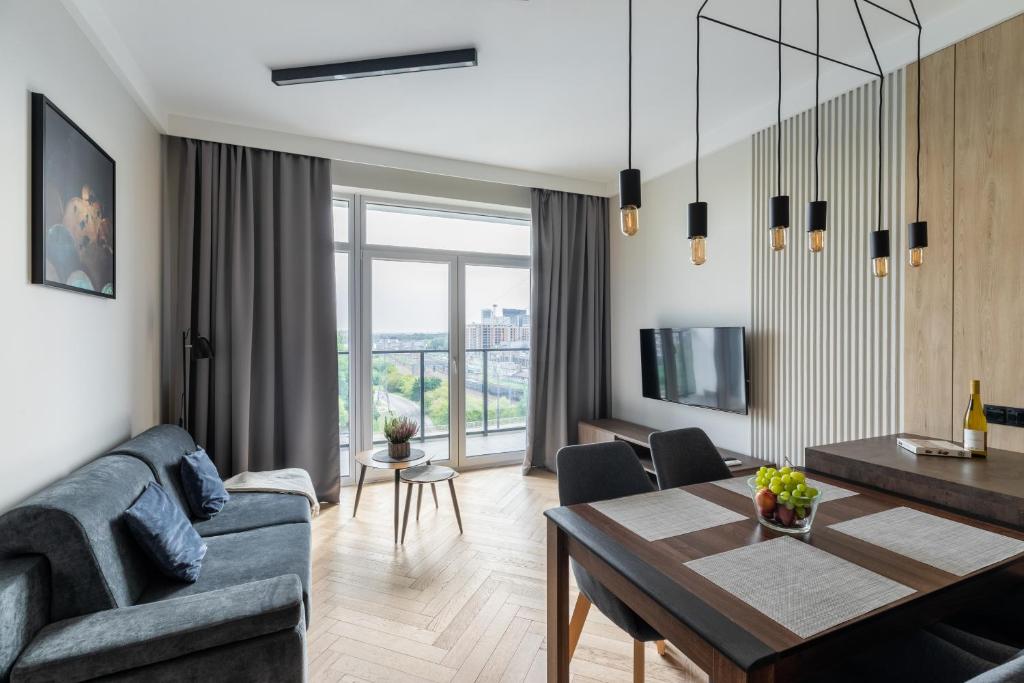 Posedenie v ubytovaní P&O Apartments Rydygiera II