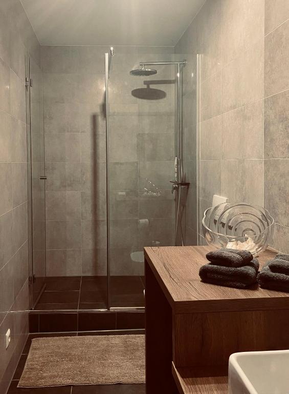 Koupelna v ubytování Ferienwohnung Berghausen