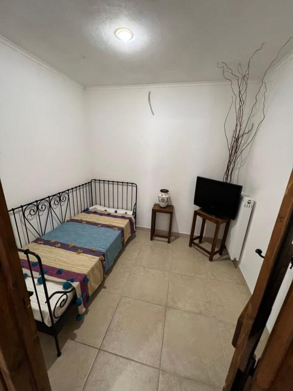 Postel nebo postele na pokoji v ubytování Selinia Villa Nikos Gianna