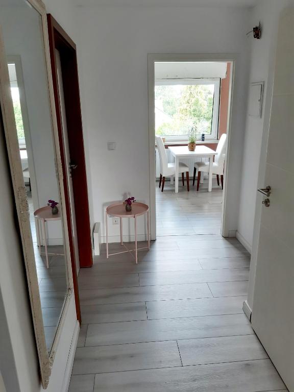 Posezení v ubytování Baumann's apartment - ruhige Lage