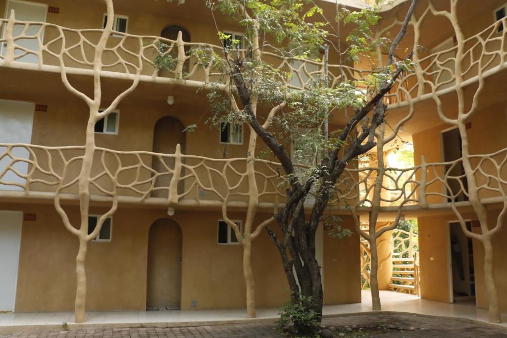 Balkón nebo terasa v ubytování Hotel Carrizal Spa