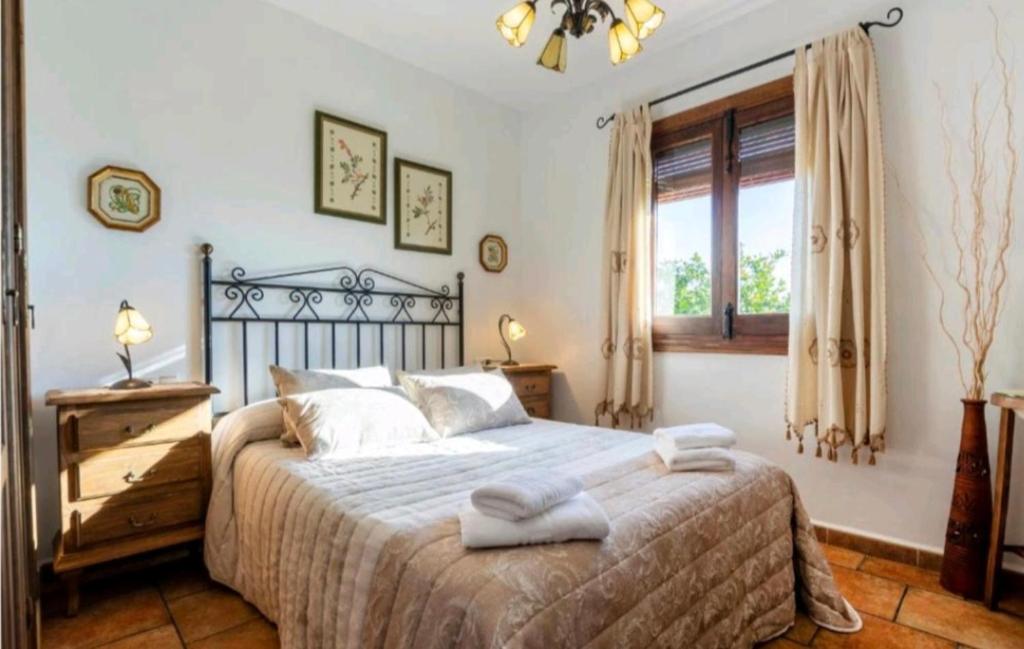 Postel nebo postele na pokoji v ubytování Casa La Serena