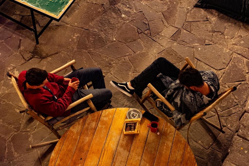Posezení v ubytování Pariwana Hostel Cusco