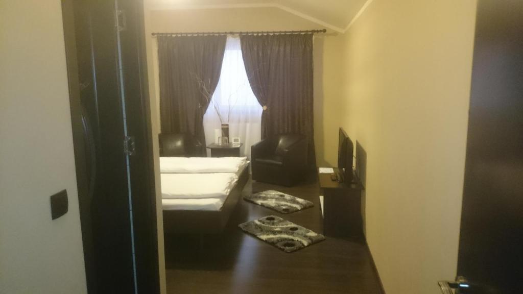 Koupelna v ubytování Vila Crinul