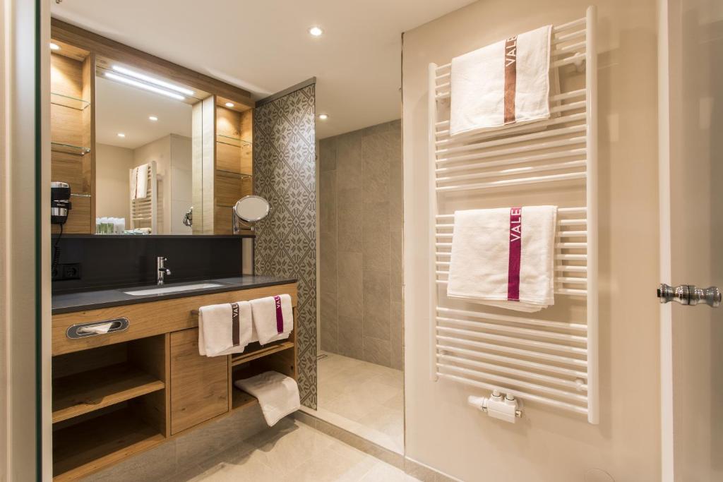 Koupelna v ubytování Hotel Valentin