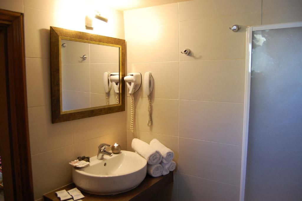 Koupelna v ubytování Paris Hotel