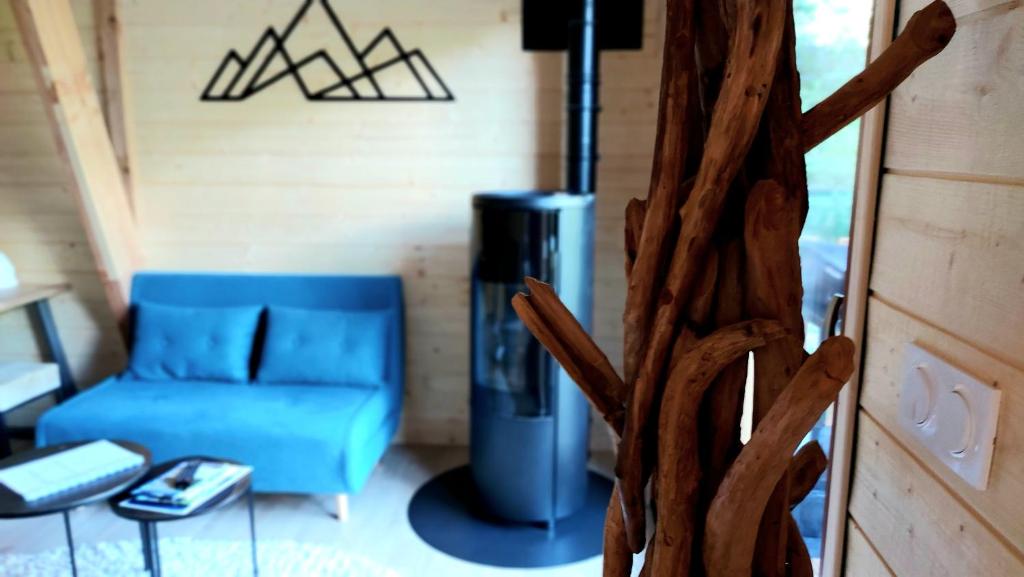 Posezení v ubytování Chalet l'Empreinte