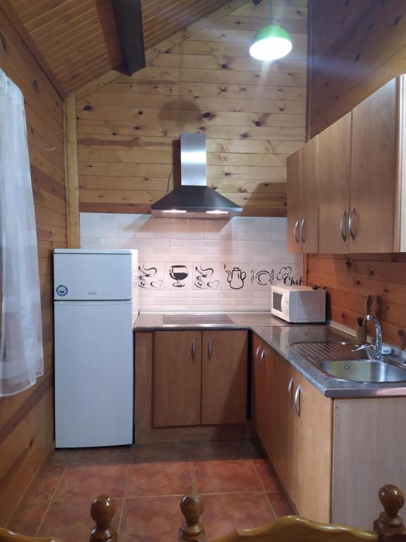 Kuchnia lub aneks kuchenny w obiekcie Apartamentos Rurales Sierra Luna