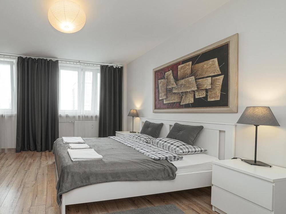 Posteľ alebo postele v izbe v ubytovaní Sliska 10 Apartament II