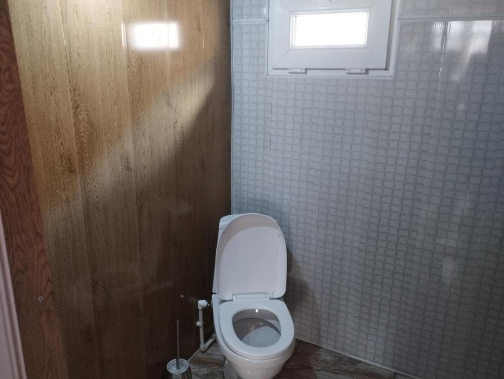 Koupelna v ubytování Makratela