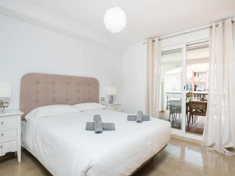 Postel nebo postele na pokoji v ubytování Apartment Manilva Hide Away 2