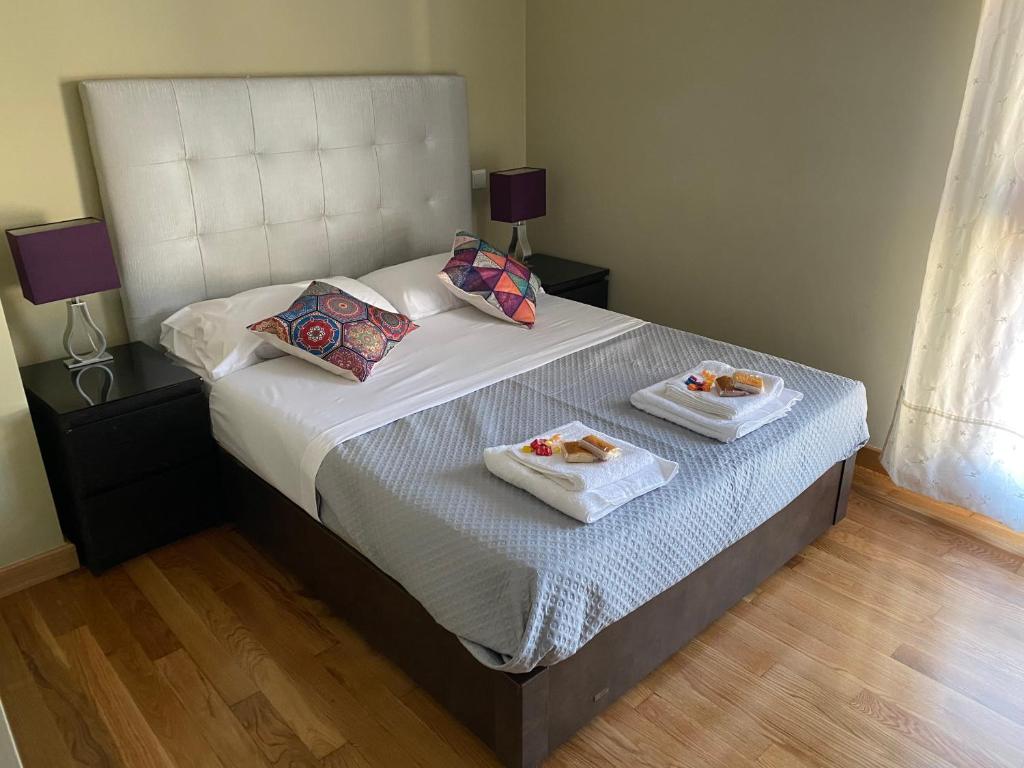 Postel nebo postele na pokoji v ubytování Apartamento situación inmejorable en Santander