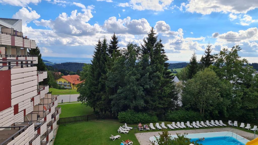 Bazén v ubytování Ferienwohnung Maggie - Sankt Englmar nebo v jeho okolí