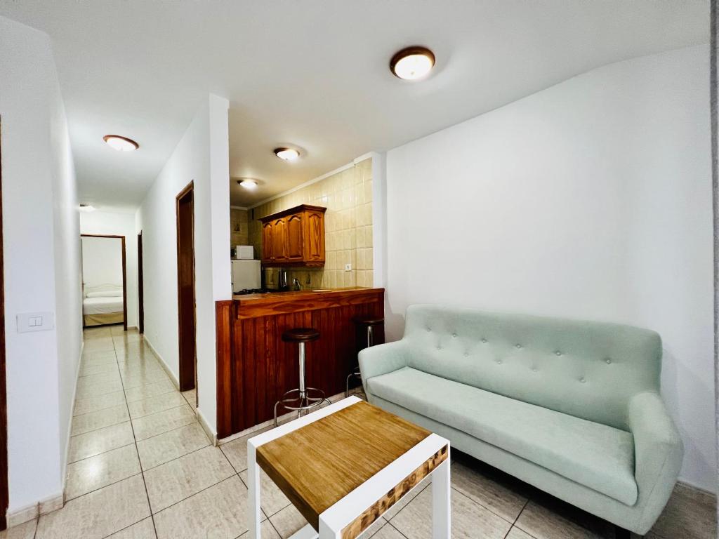 A seating area at Apartamentos Frontera