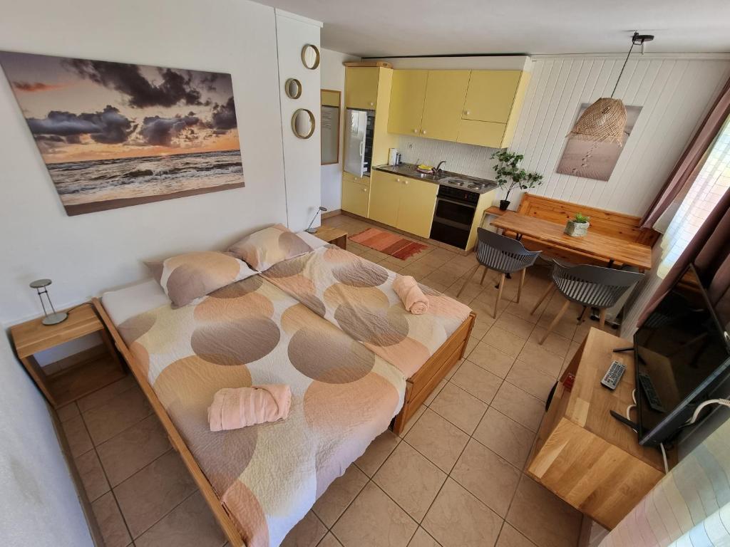 Postel nebo postele na pokoji v ubytování Casa Scerina