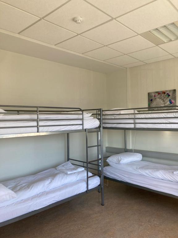Postel nebo postele na pokoji v ubytování Baron's Hostel