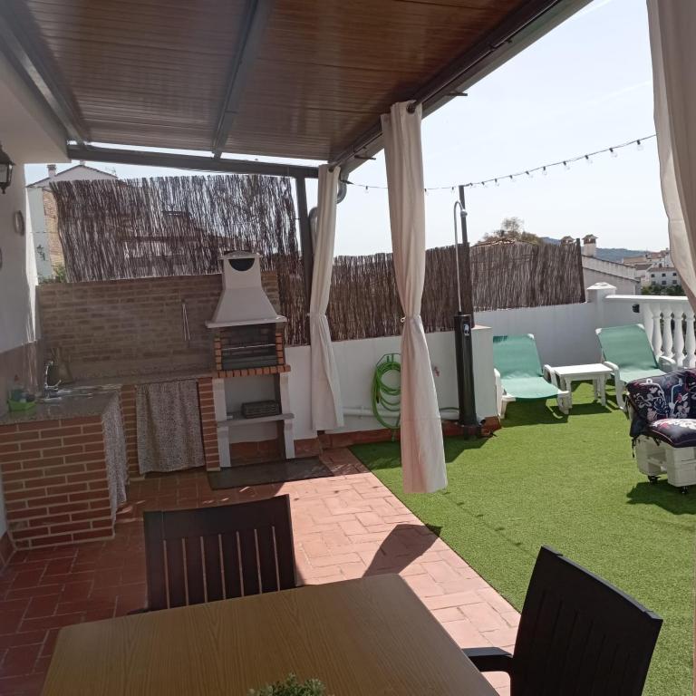 Patio nebo venkovní prostory v ubytování Ático Los Arcos