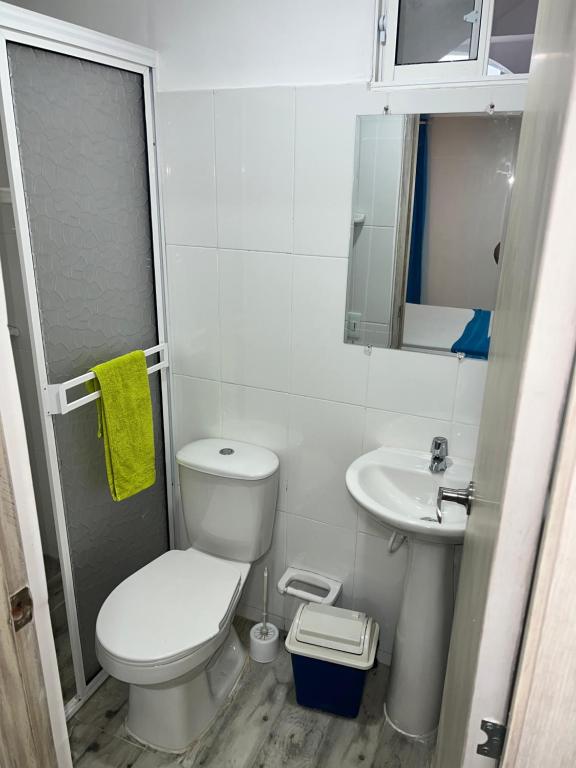 Koupelna v ubytování Hotel Taganga Plaza Santa Marta