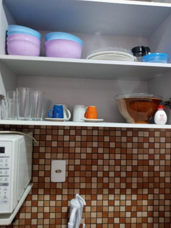 Kuchyň nebo kuchyňský kout v ubytování Palladium Apart Service