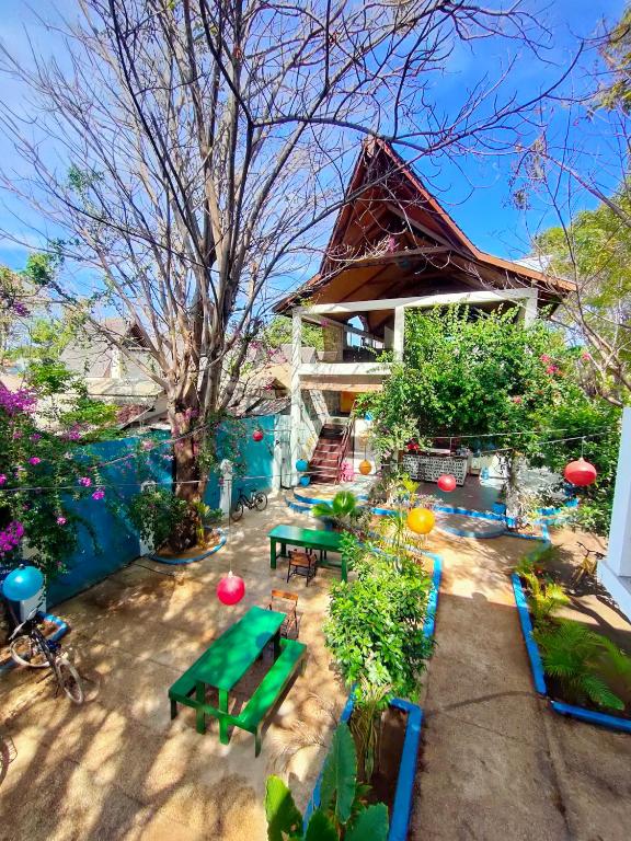 Zahrada ubytování Gili Beach Bum Hostel